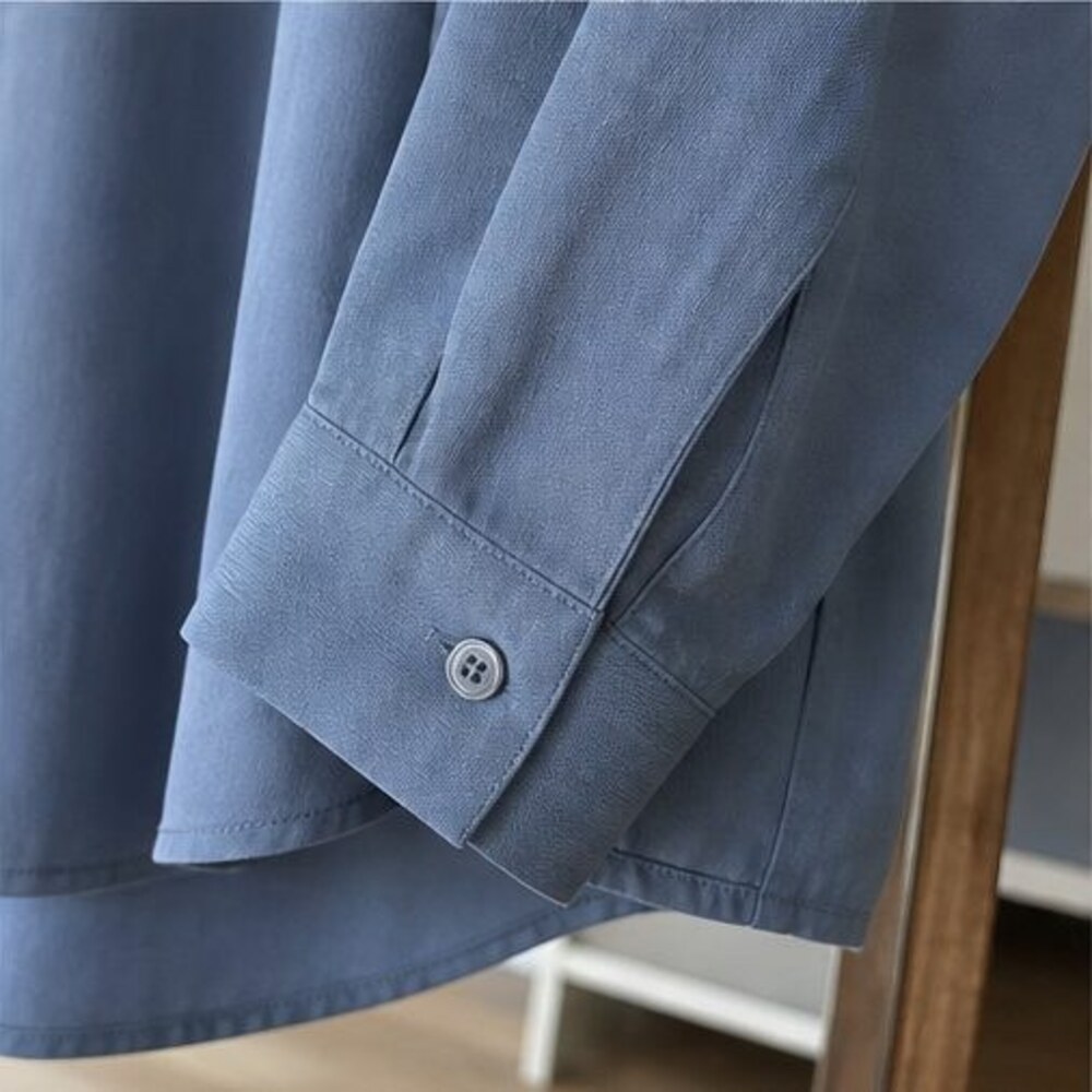 Olive Button Blouse - Picture 5 of 6